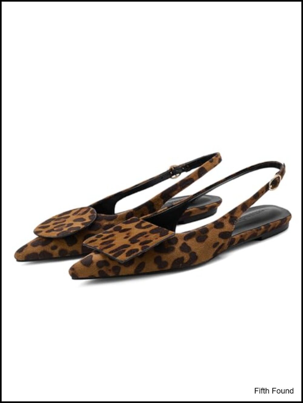 Slingback Flats Pointed Toe Low Heel Comfortable Casual Wedding Office